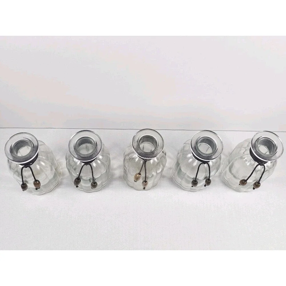 Glass Candle Holder Decorative Bottles Pier 1 Imports Set of Five